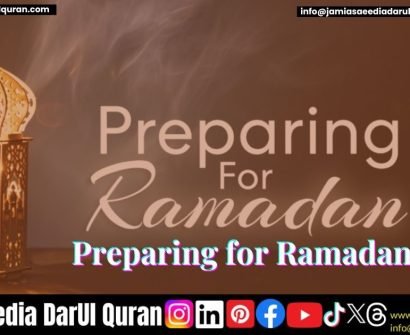 Preparing for Ramadan